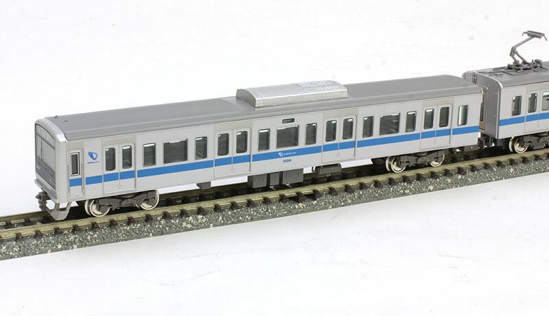グリーンマックス 30703　小田急3000形1次車　6両編成セット 未使用品 小田急3000形1次車（3253編成・前面細帯）6両編成セット（動力