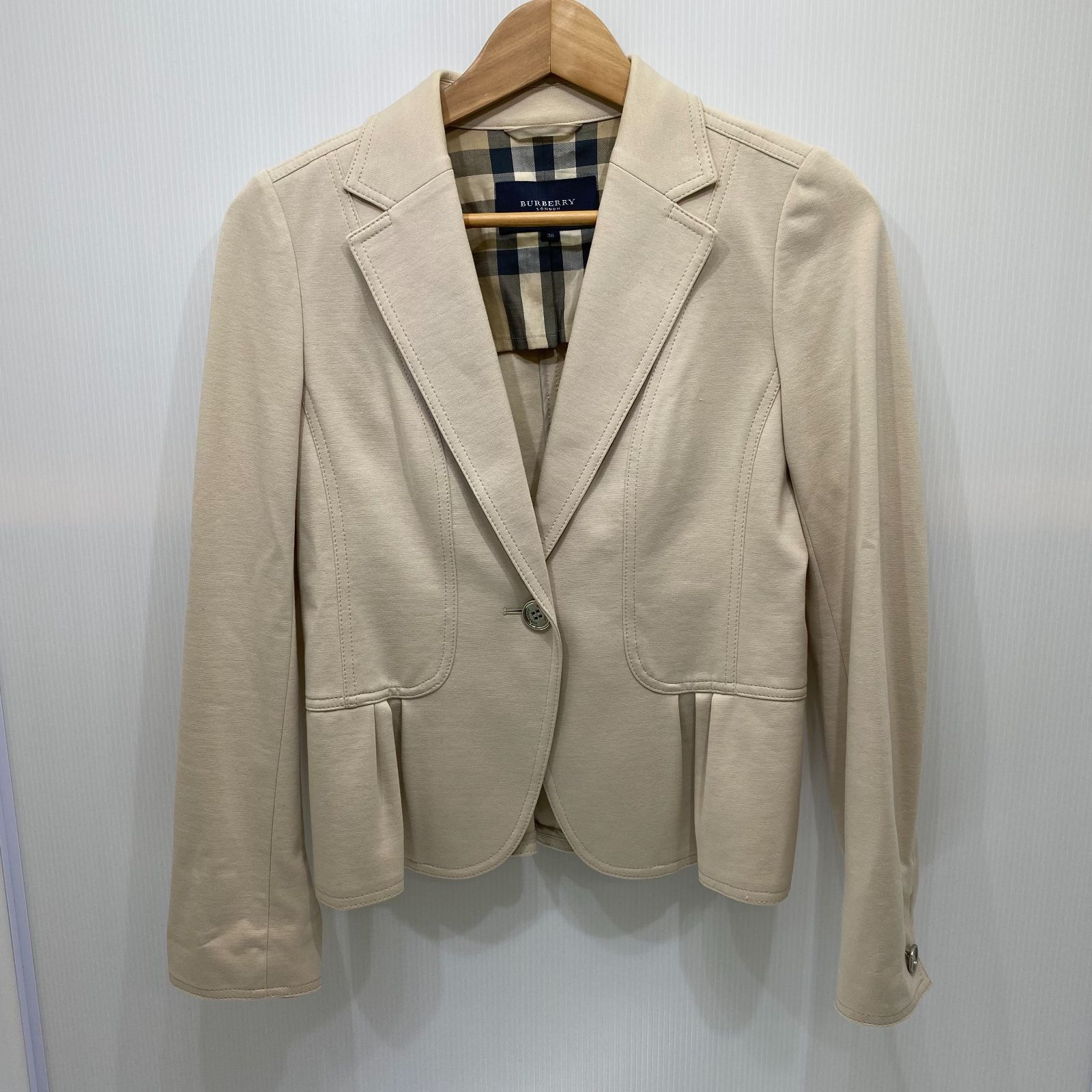 BURBERRY LONDON ノバチェック テーラードジャケット FCA59-229-42 