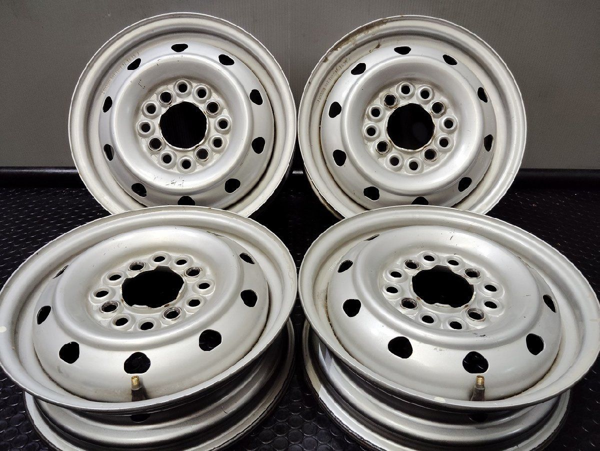 スチールホイール 12インチ 4本 3.5Jマルチ4HPCD100 114.3 110 45 エブリィ等 VHX251