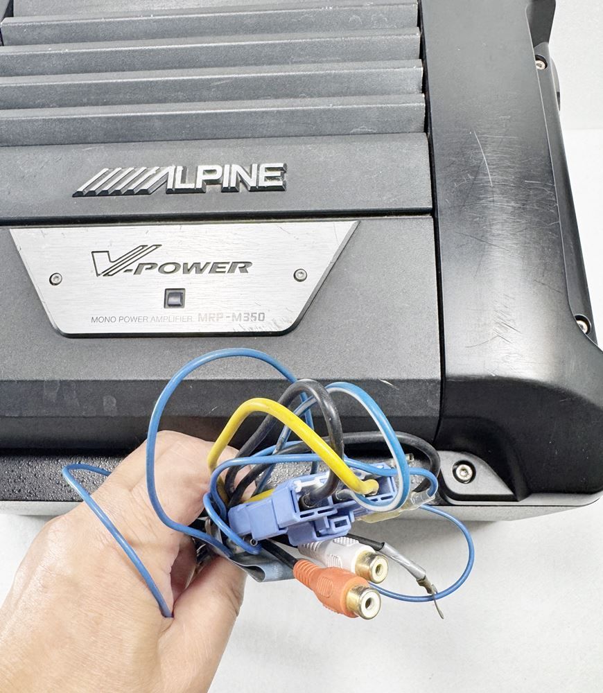 ALPINE ウーファー MRP-M350 SWD-2000 接続ケーブルセット ALPINE ウーファー MRP-M350 SWD-2000 接続ケーブルセット