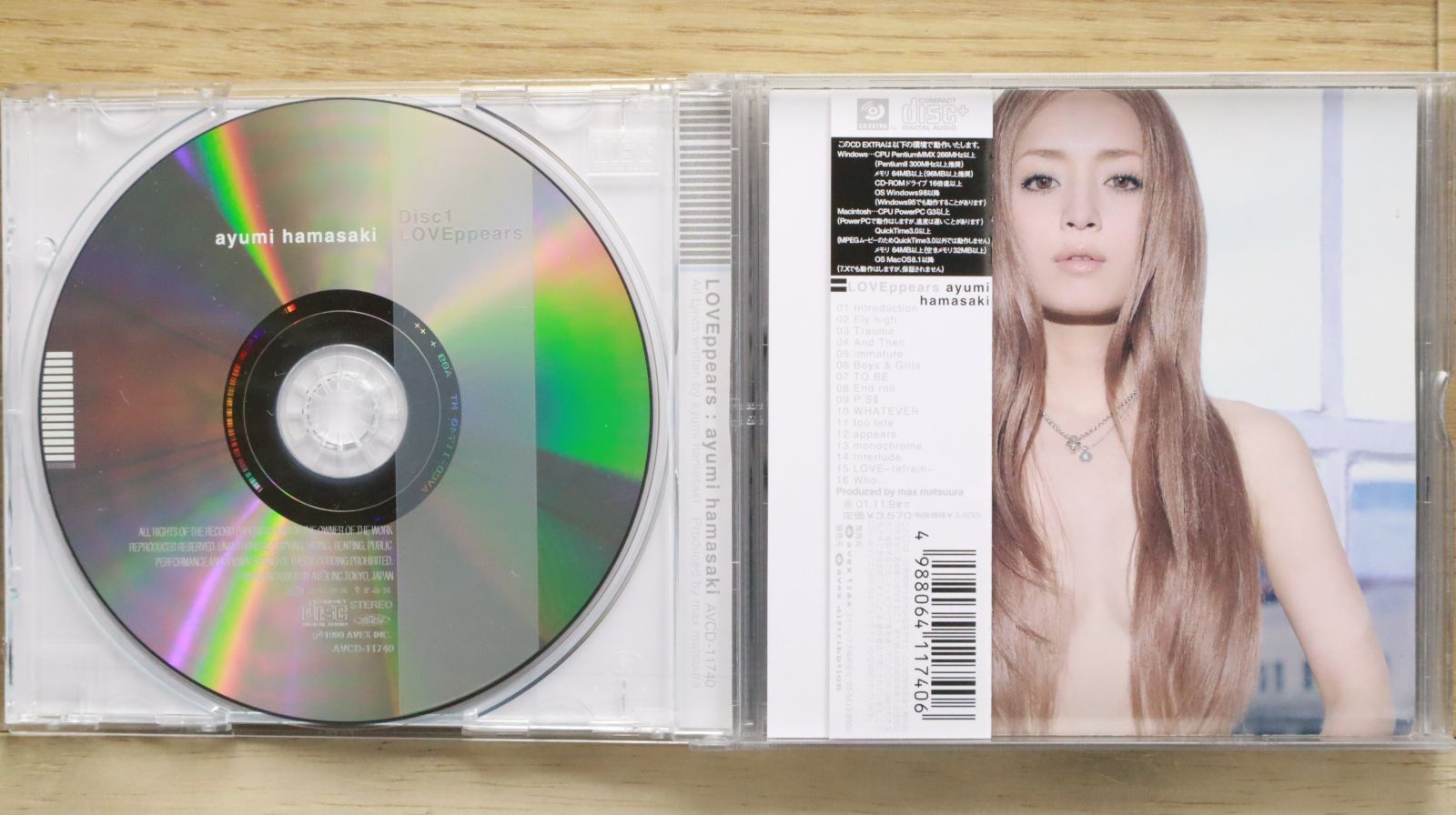 国内盤CD☆浜崎あゆみ/Ayumi Hamasaki □ LOVEppears