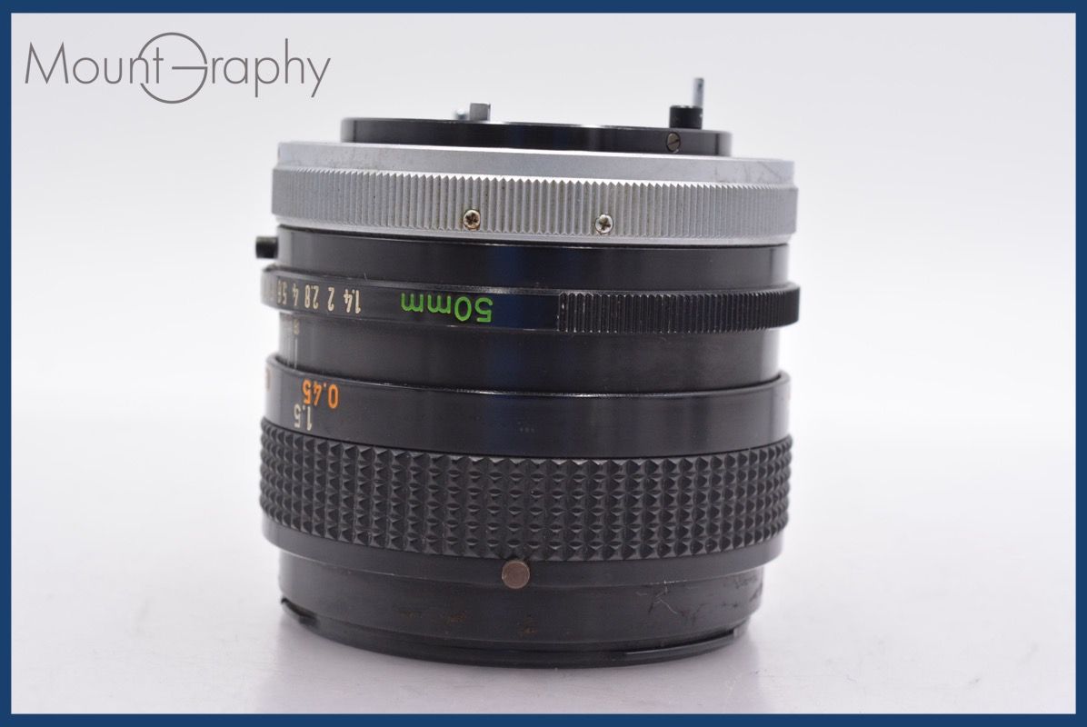 ★良品★ キヤノン Canon FD 50mm F1.4 S.S.C. 前後キャップ&レンズフィルター付 ★完動★同梱可 #mj5391 ☆良品☆ キヤノン Canon FD 50mm F1.4 S.S.C. 前後キャップ&レンズ