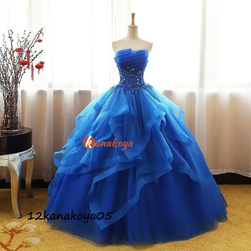 ドレス 演奏会 安い ロングドレス ウェディング ドレス 二次会 プリンセスライン 結婚式 ステージ衣装 パーティー