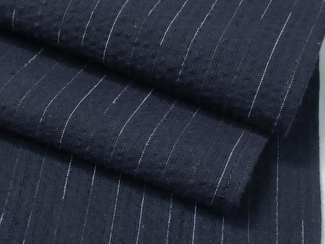 平和屋着物∴夏物 男性 阿波しじら織 浴衣 間道 綿 CAAY4693ng