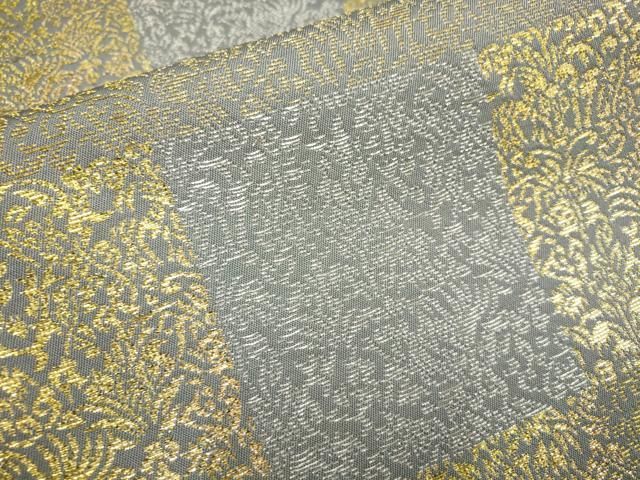 セール♪六通柄袋帯　市松花文　着物 洒落袋帯 六通柄袋帯 市松花文 着物a