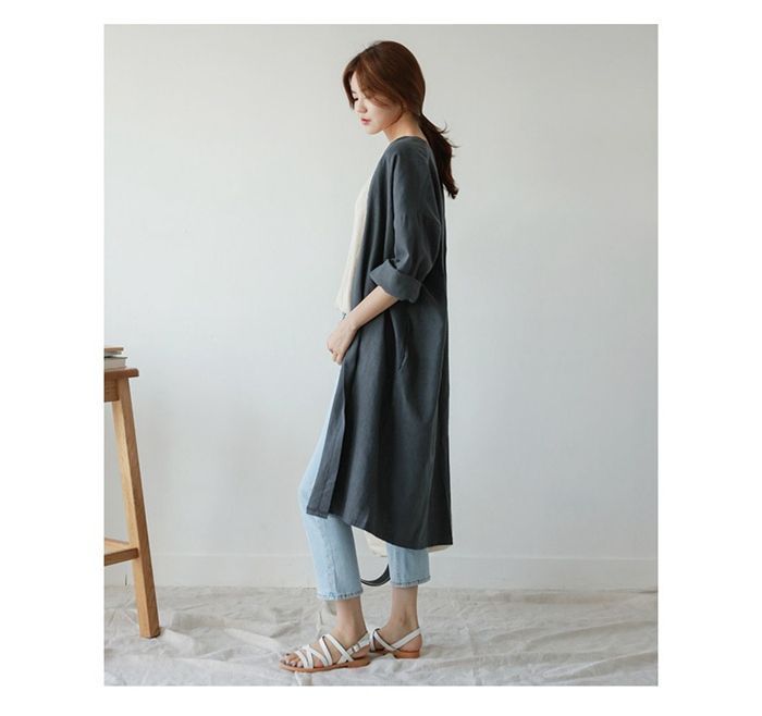 シャツ レディース ロングシャツ 春 秋 前開き ロング丈 ストライプ ノーカラー シャツワンピース カーディガン コットン トップス 羽織 ボダン 長袖 ブラウス 楽天市場】シャツ レディース ロングシャツ 春 秋 前開き ロング