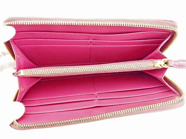 プラダ 長財布 財布 ラウンドファスナー トライアングルロゴ ダーク