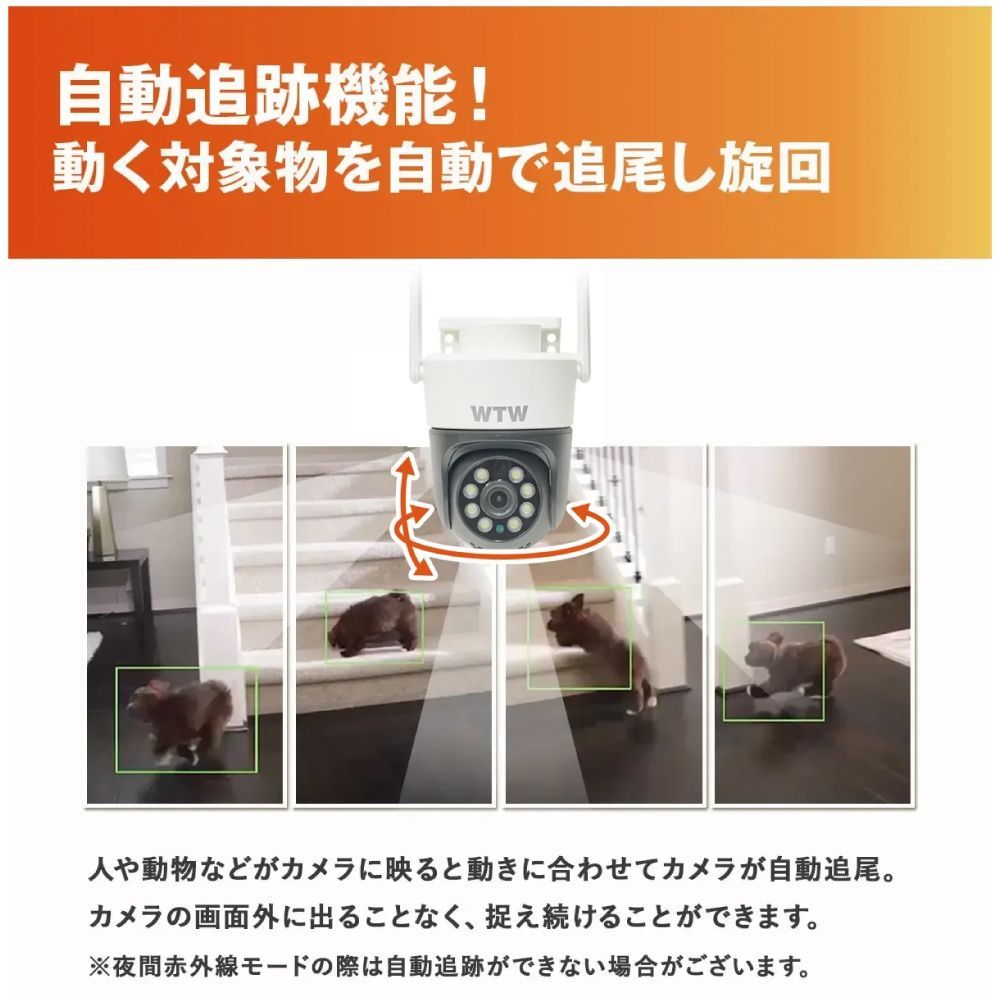 【未使用品】WTW 塚本無線 防犯カメラ　ゴマちゃん2 WTW 塚本無線 防犯カメラ 防犯灯カメラ 夜間カラー 自動追跡