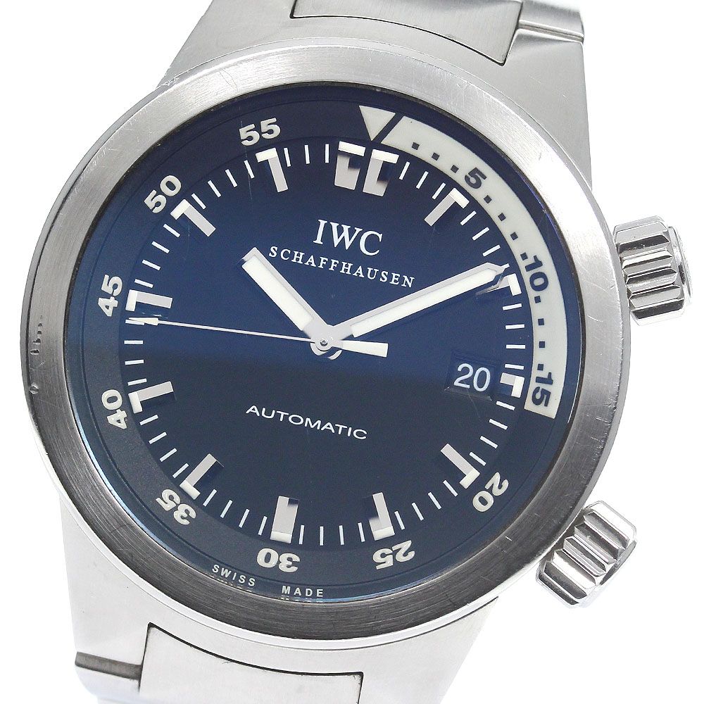 IWC IWC SCHAFFHAUSEN IW354801 アクアタイマー デイト 自動巻き ...