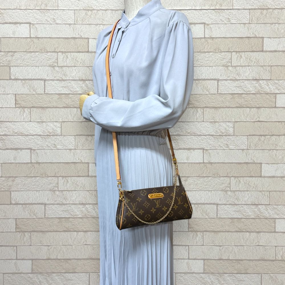 ルイ・ヴィトン LOUIS VUITTON エヴァ M95567 ブラウン モノグラムキャンバス レディース ショルダーバッグ LOUIS VUITTON（ルイ・ヴィトン） エヴァ モノグラム ショルダーバッグ