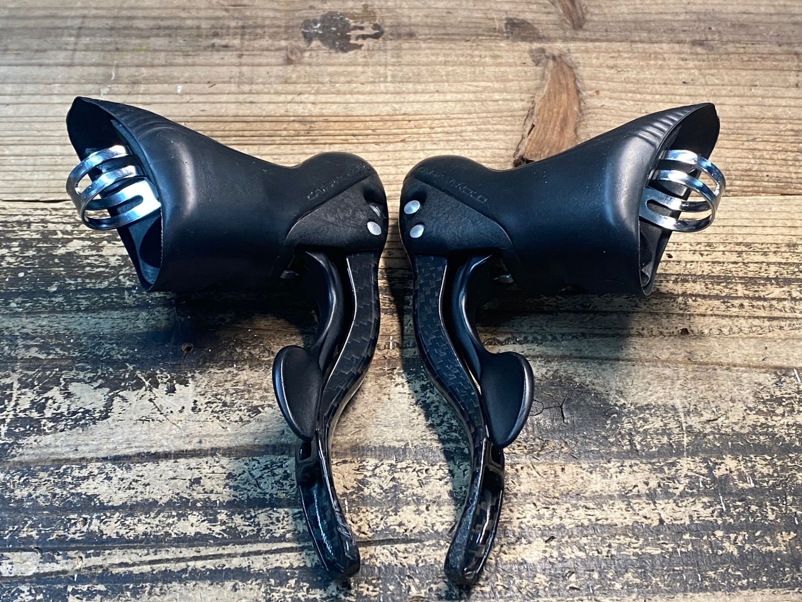 JJ056 カンパニョーロ Campagnolo ケンタウル CANTAUR エルゴパワー カーボン 左右セット 2x10S