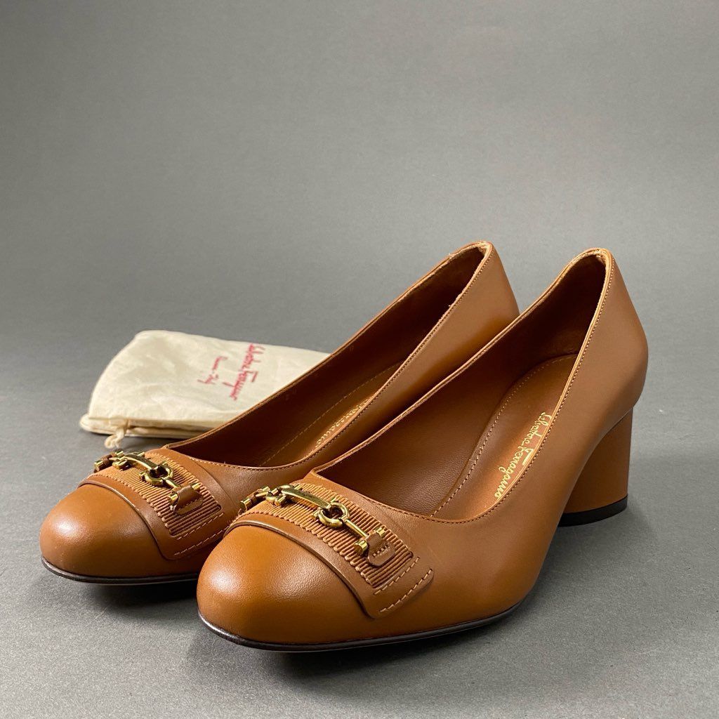 1i3 《美品》 Salvatore Ferragamo サルヴァトーレフェラガモ AVERY55 
