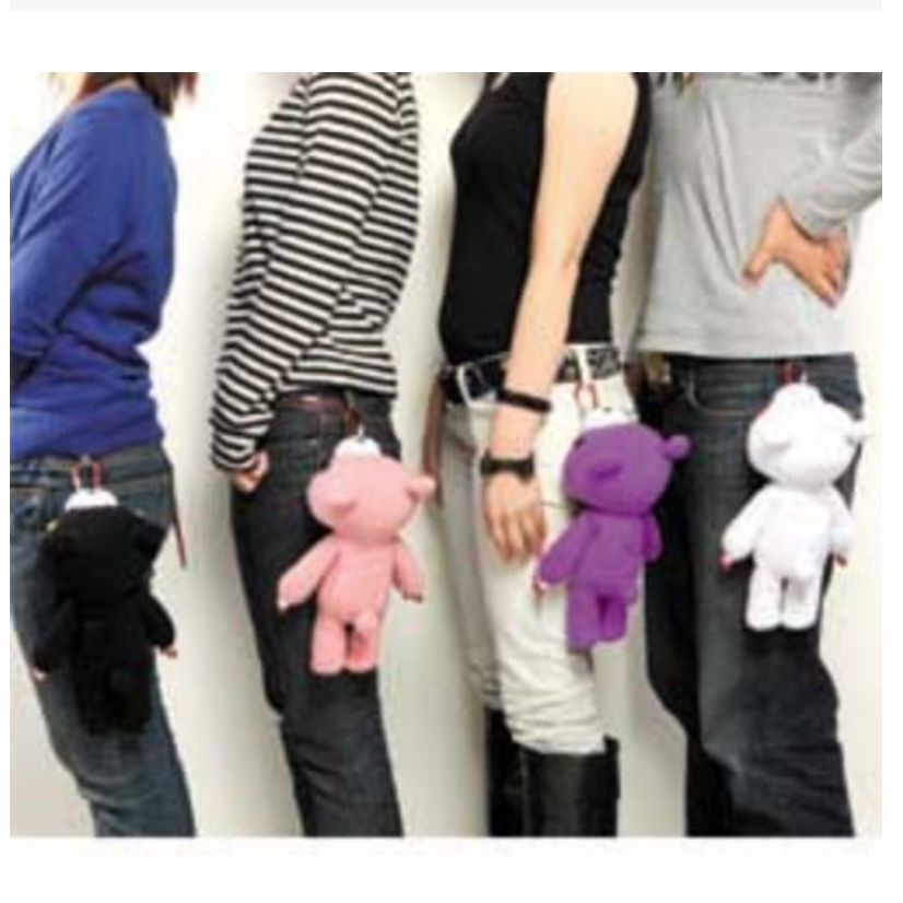 脱グル〜ミ〜 咬筋力自慢ポーチ ポケットタイプ アルビノ ぬいぐるみ