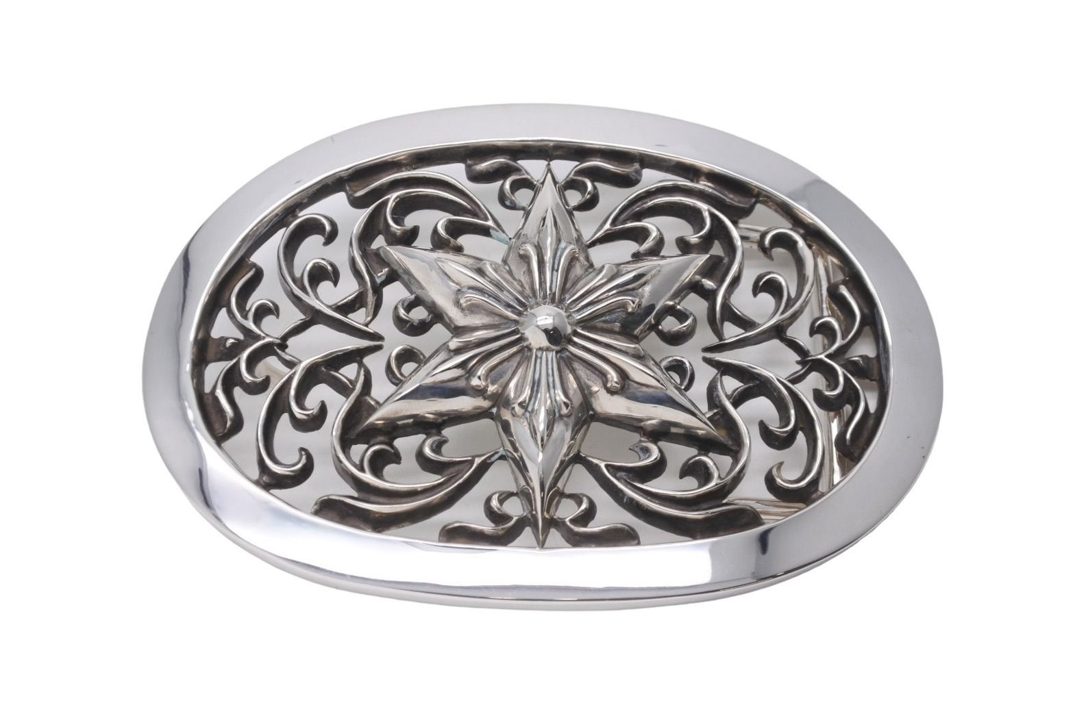 クロムハーツオーバルスターバックル クロムハーツ OVAL STAR STRAP1.5