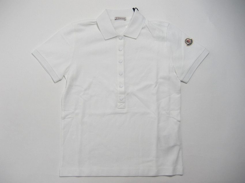 サイズXS-M□新品 本物□モンクレール SS POLO ポロシャツ 白 