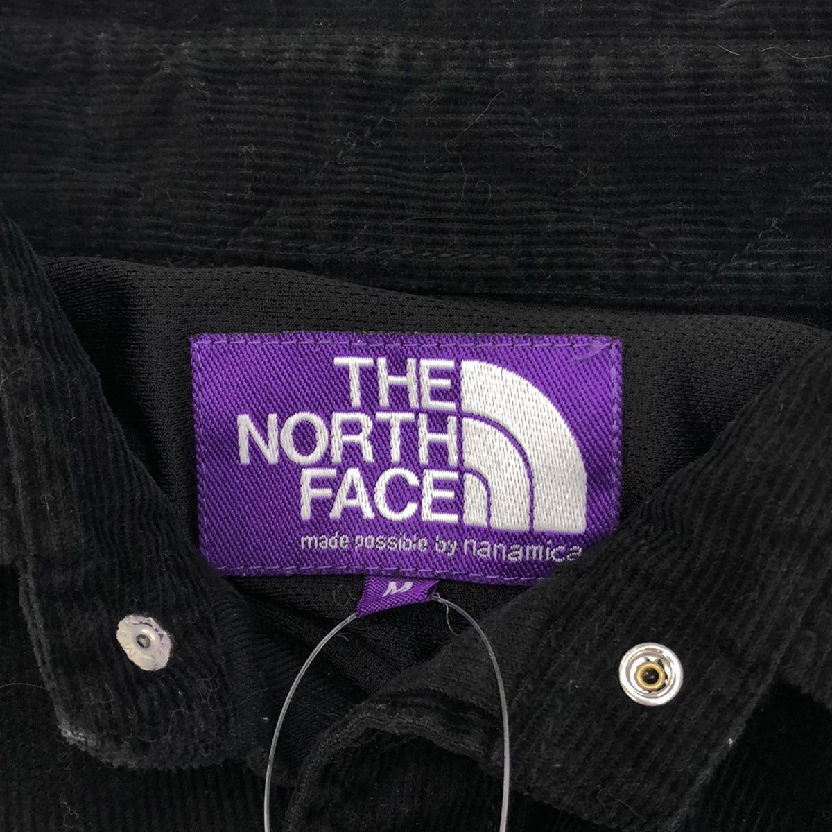 THE NORTH FACE PURPLE LABEL ザ ノースフェイス パープルレーベル Organic Cotton Corduroy Big Shirt コーデュロイシャツ NT3074N ブラック M