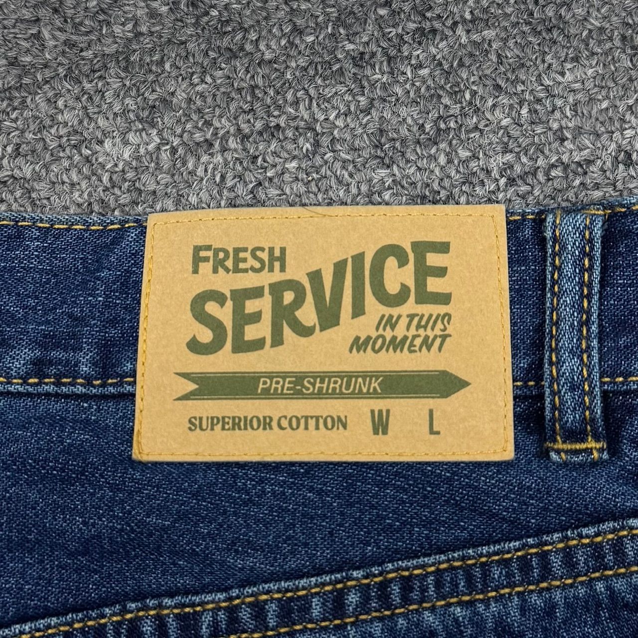 参考上代19800円 未使用品 FreshService 24AW CORPORATE DENIM FIVE 