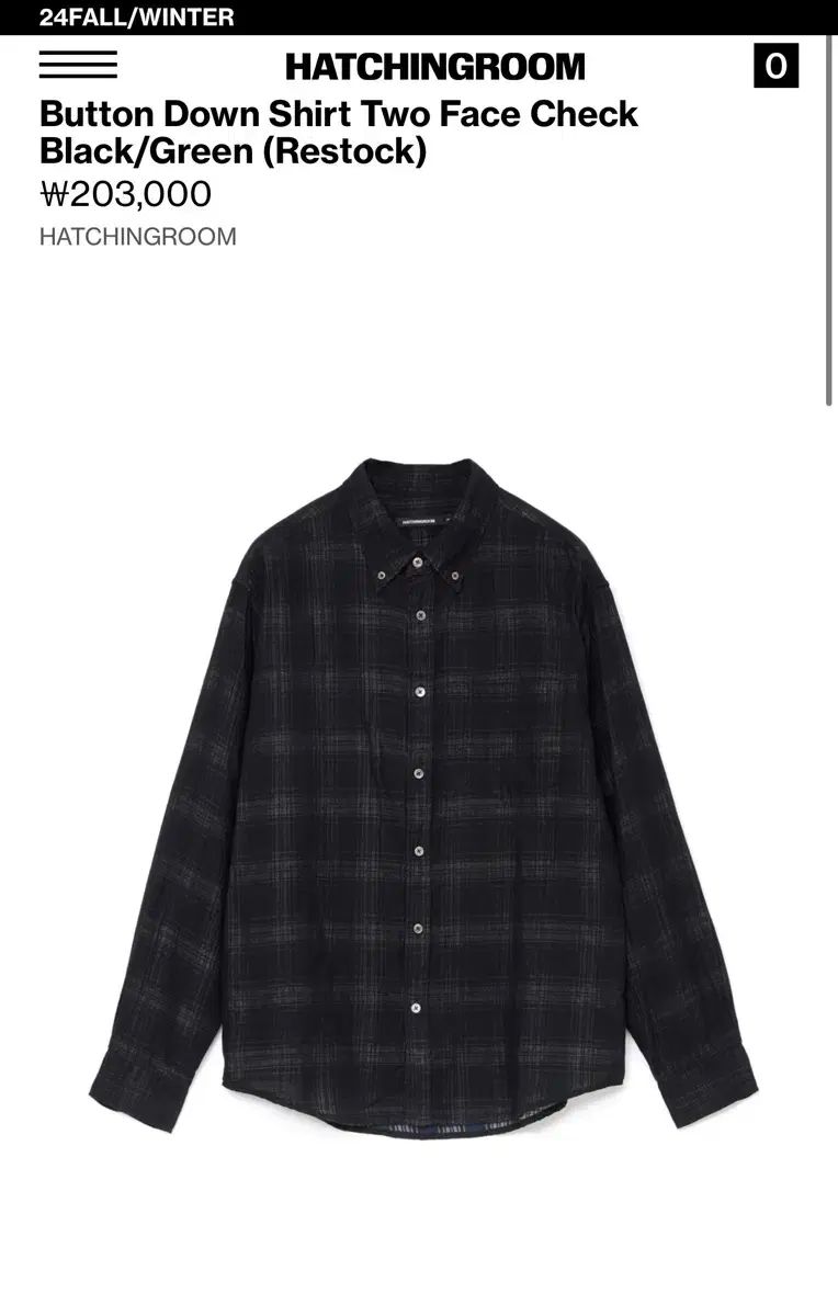【雷市場（ポンジャン）商品韓国直送】 HATCHINGROOM x 漢路へ two face check シャツ