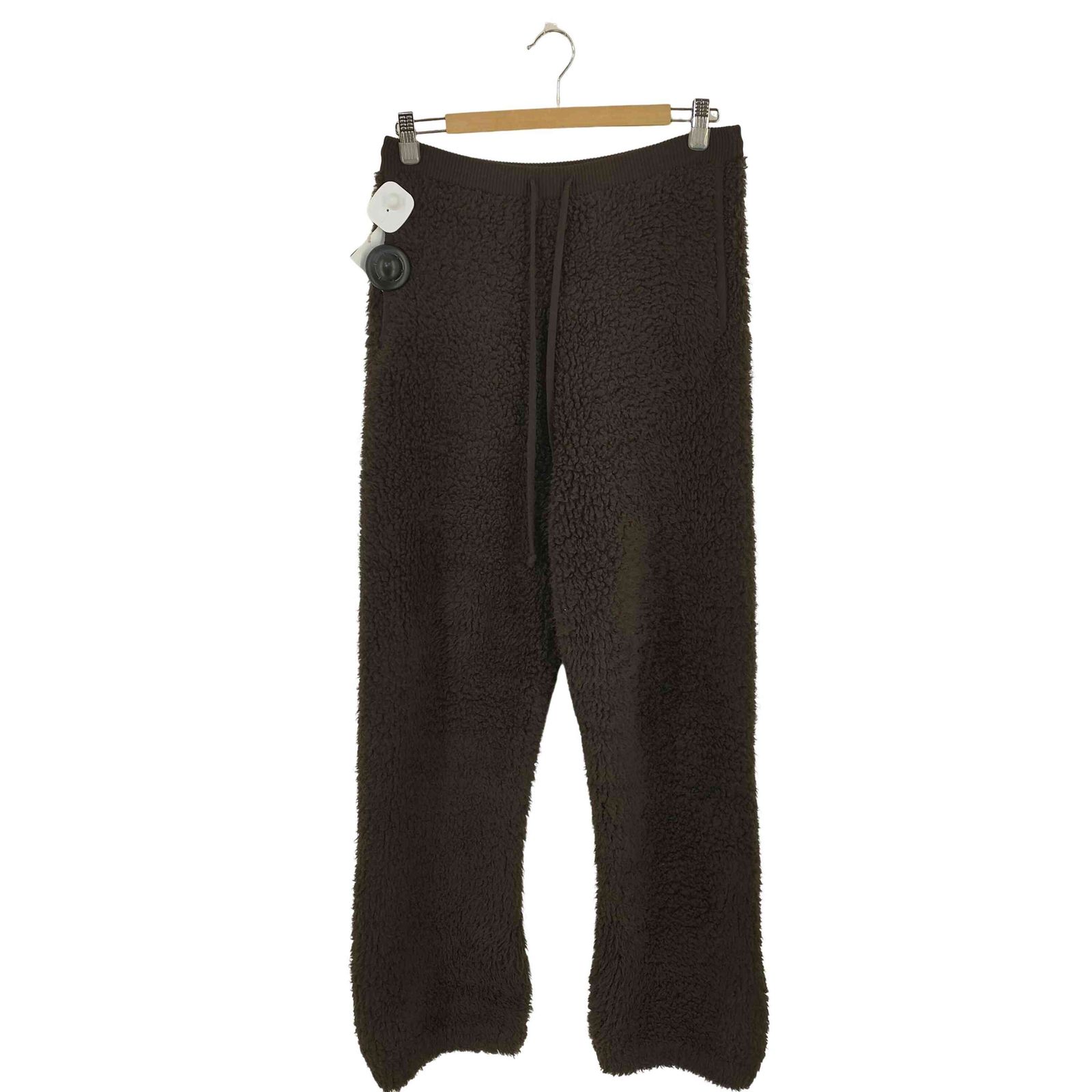 オーラリー AURALEE 24AW MERINO WOOL BOA KNIT PANTS - DARK BROWN