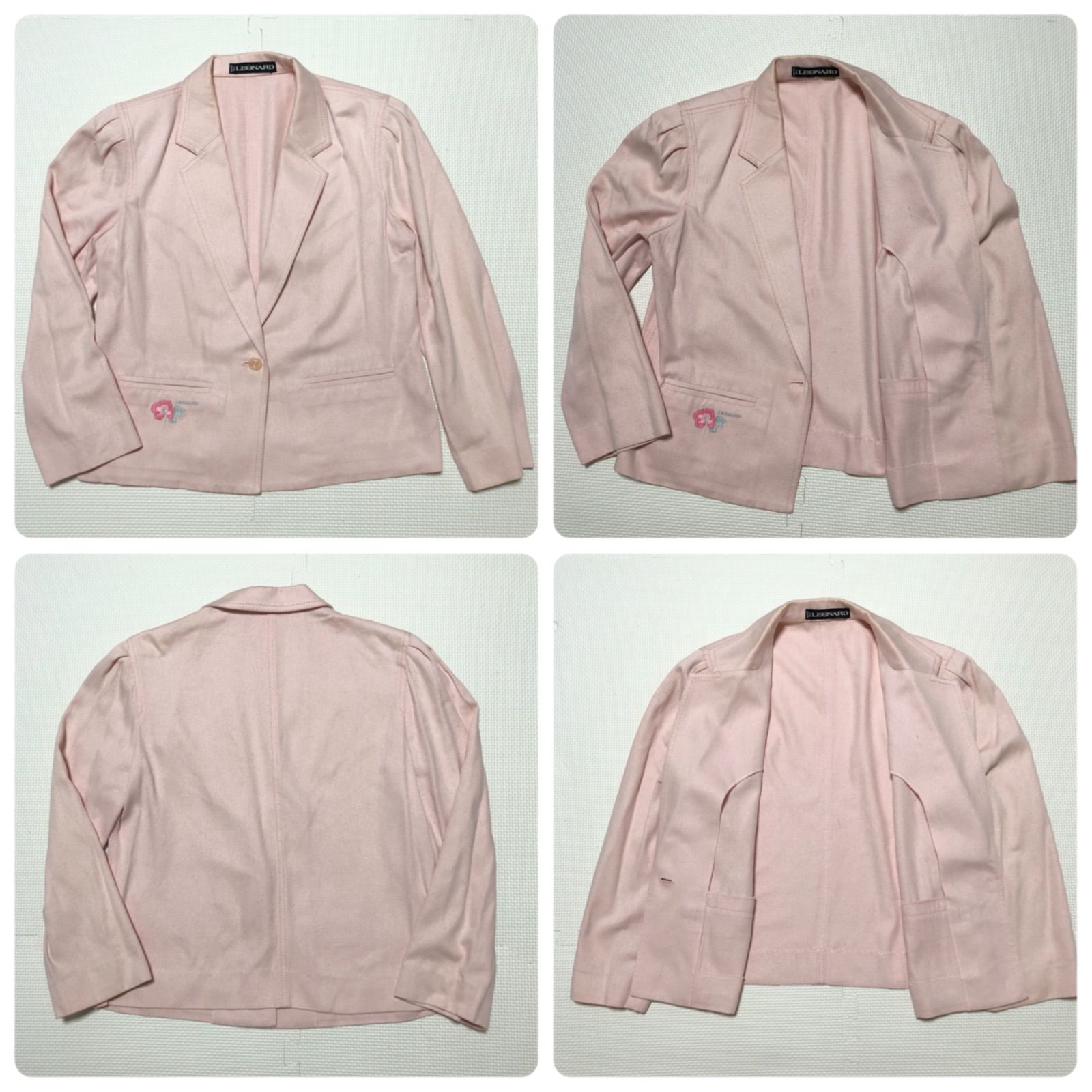 LEONARD レオナール スカートスーツ上下セットアップ size13号