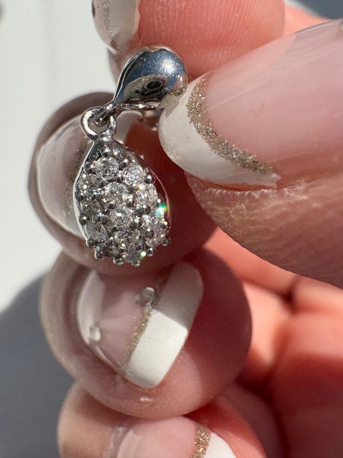 ジュエリーマキ】プラチナ✨ダイヤパヴェ0.3ctピアス✨ユラユラ ジュエリーマキ】プラチナ✨ダイヤパヴェ0.3ctピアス✨ユラユラ