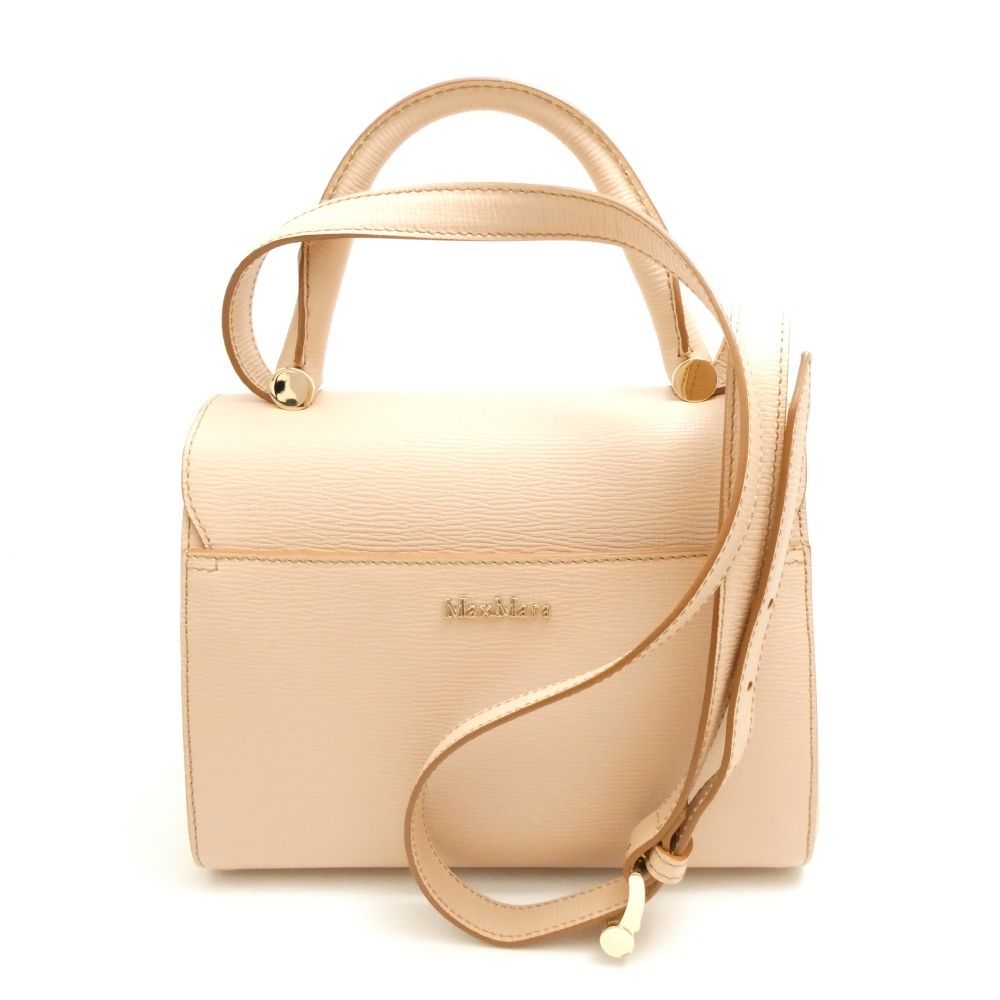 美品 MAXMARA マックスマーラ バッグ 牛革 ショルダー ハンド