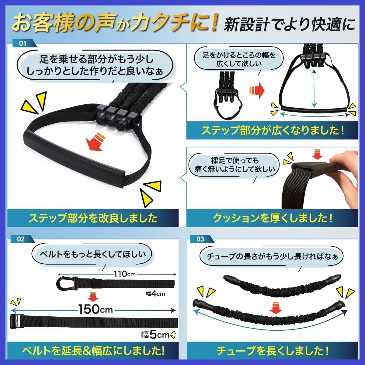 補助 アシスト チューブ チンニング バンド MAX81kgのアシスト力!3段階 