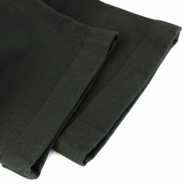ノア　MHL マーガレットハウエル　ワイドパンツ　キュロット　黒 MHL. 【染/2022】マーガレットハウエル MARGARET HOWELL *WASHED