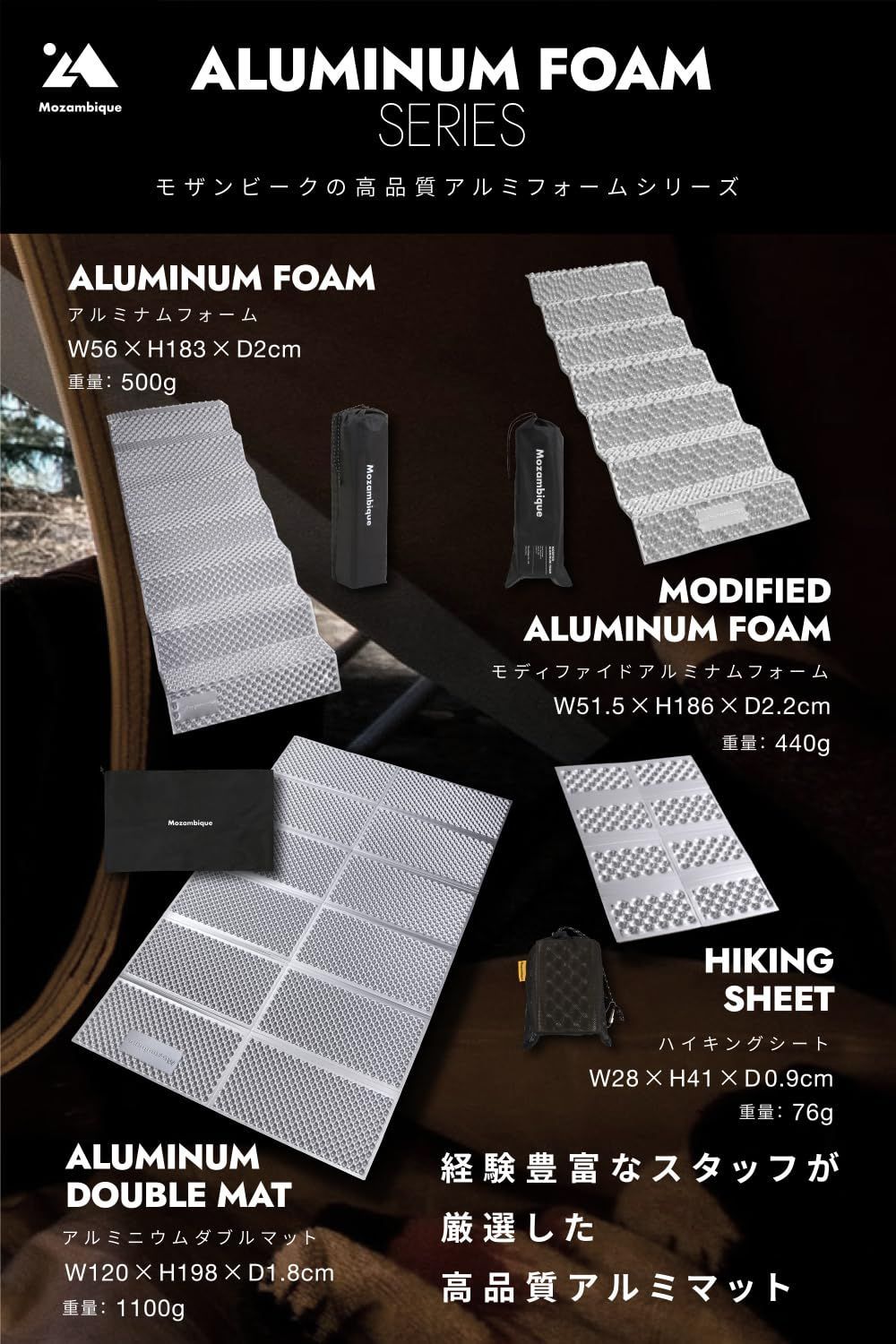 Mozambique(モザンビーク) の2人用キャンプマットを購入！～果たして