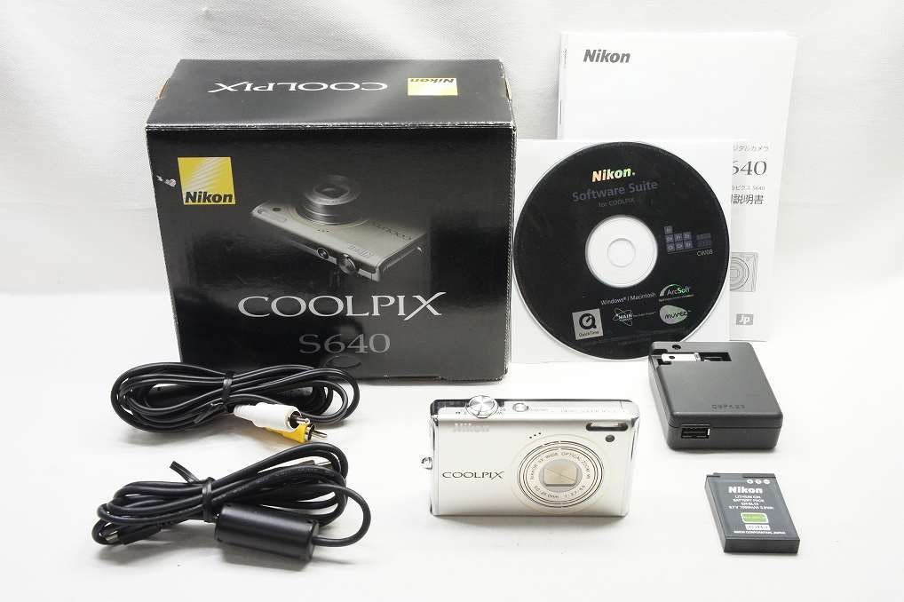 良品 Nikon ニコン COOLPIX S640 コンパクトデジタルカメラ