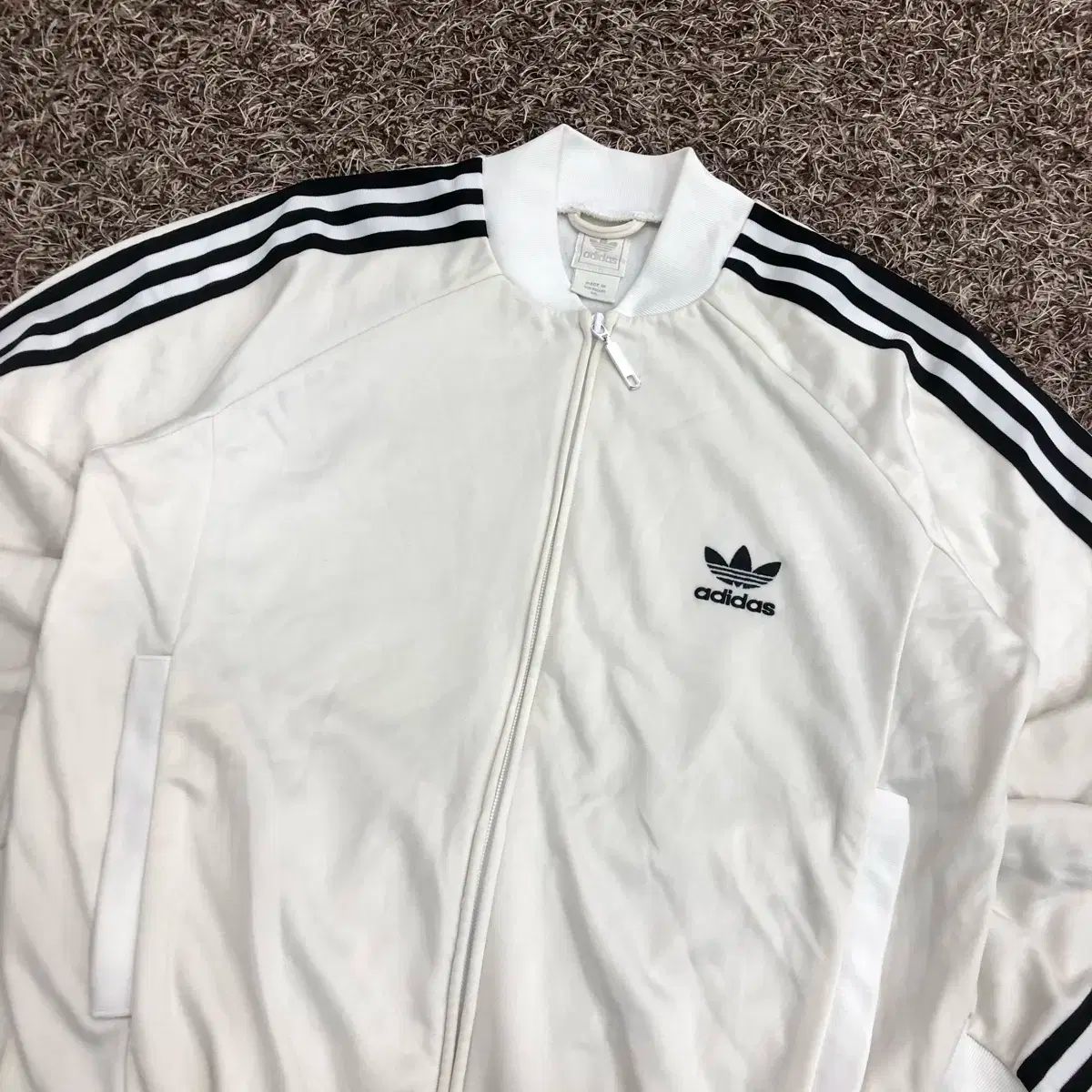 95 adidas アディダス スーパースター 白 ジャージ トラックトップス