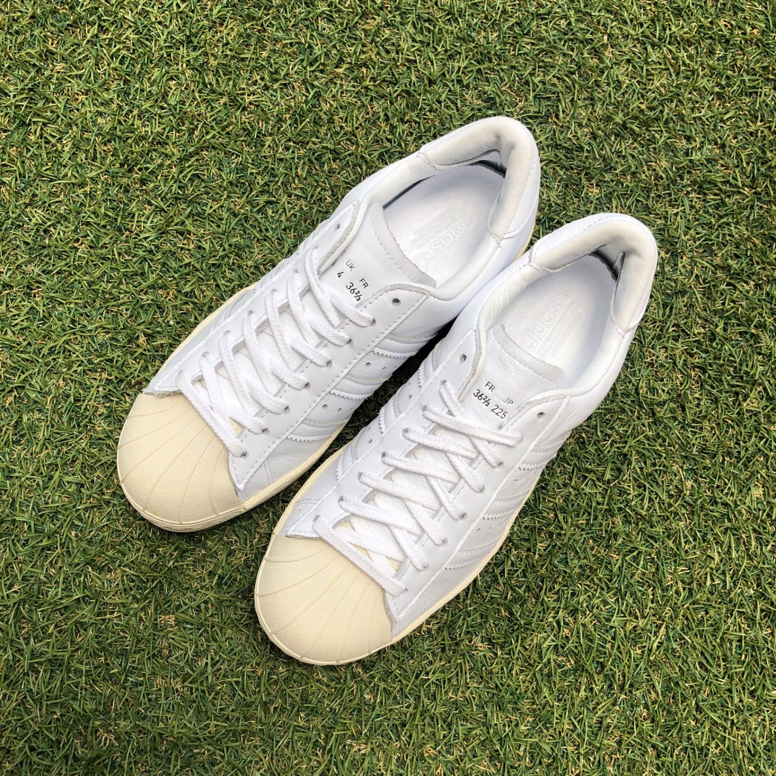 ストレッチドビー 美品22.5 adidas アディダス スーパースター 80s