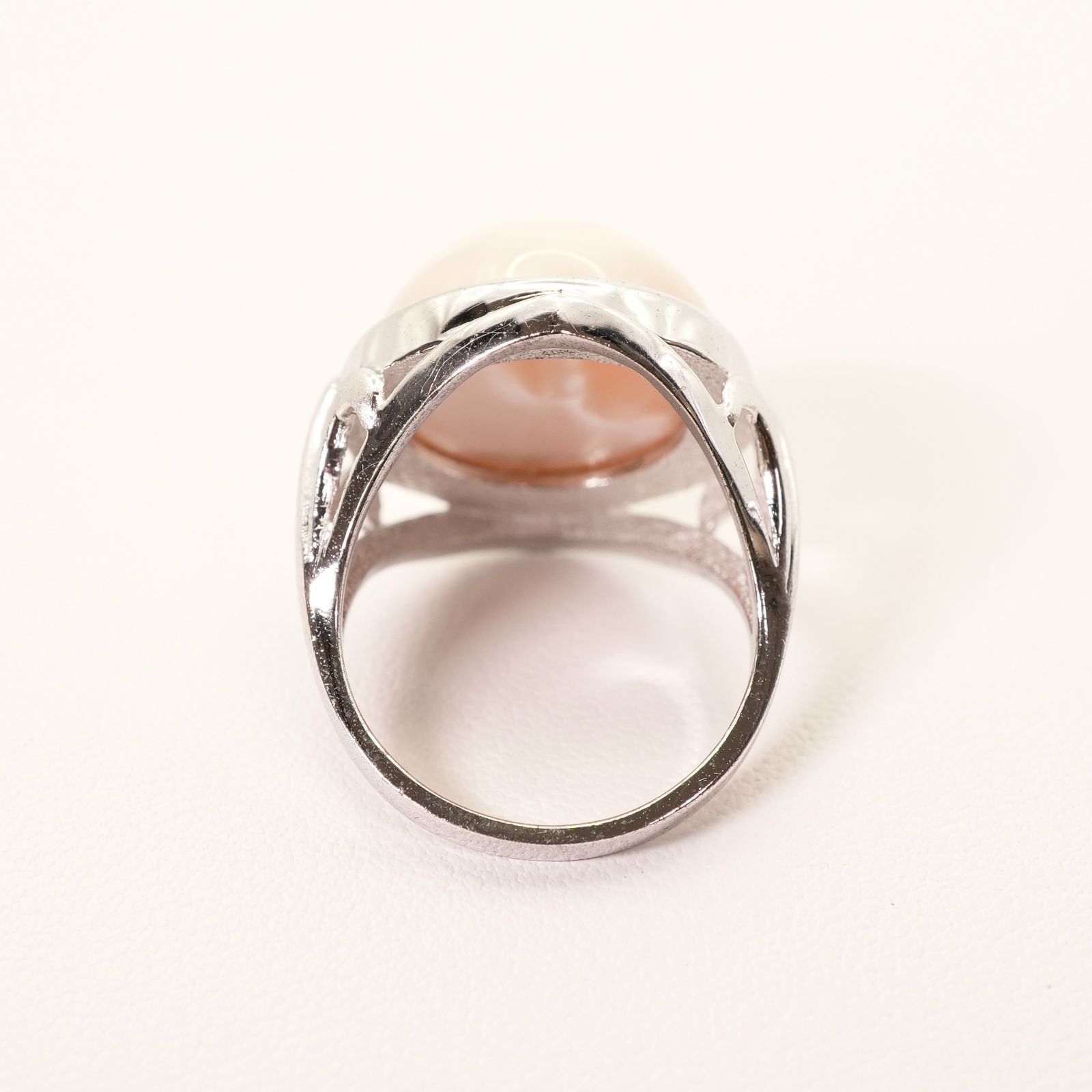 田崎真珠silverリング 希少 田崎真珠 シルバー マベパール リング 15.5mm⁄24-4885S