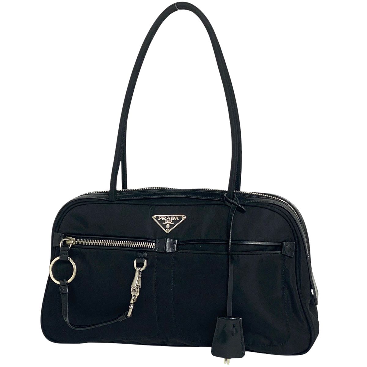 プラダ PRADA ロゴプレート ショルダーバッグ ハンドバッグ ショルダー 