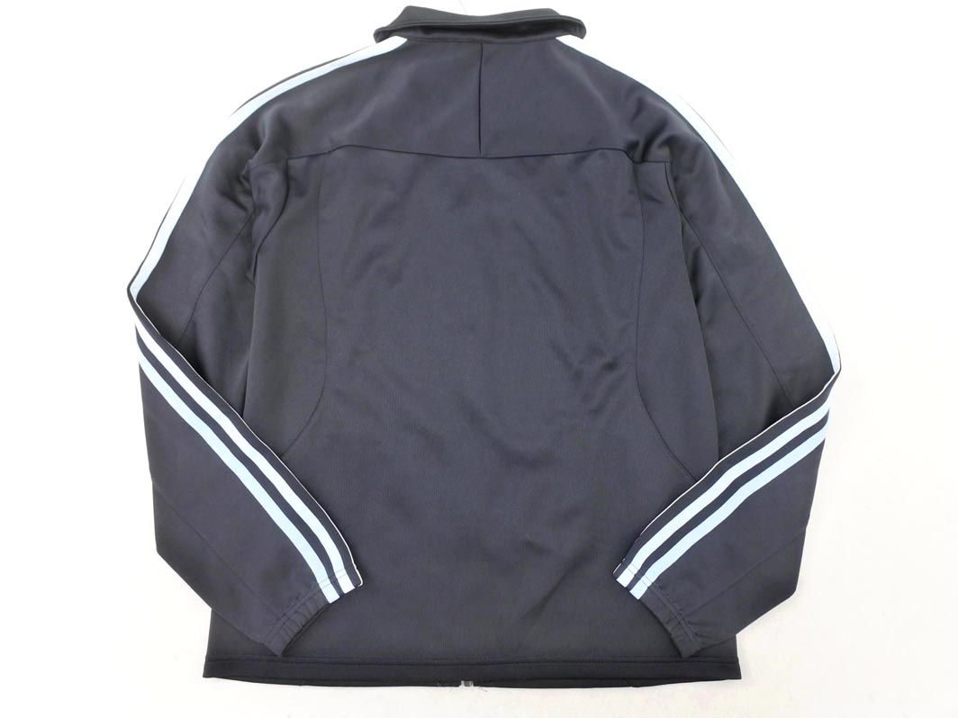 adidas アディダス トラック ジャケット sizeL/グレーx水色