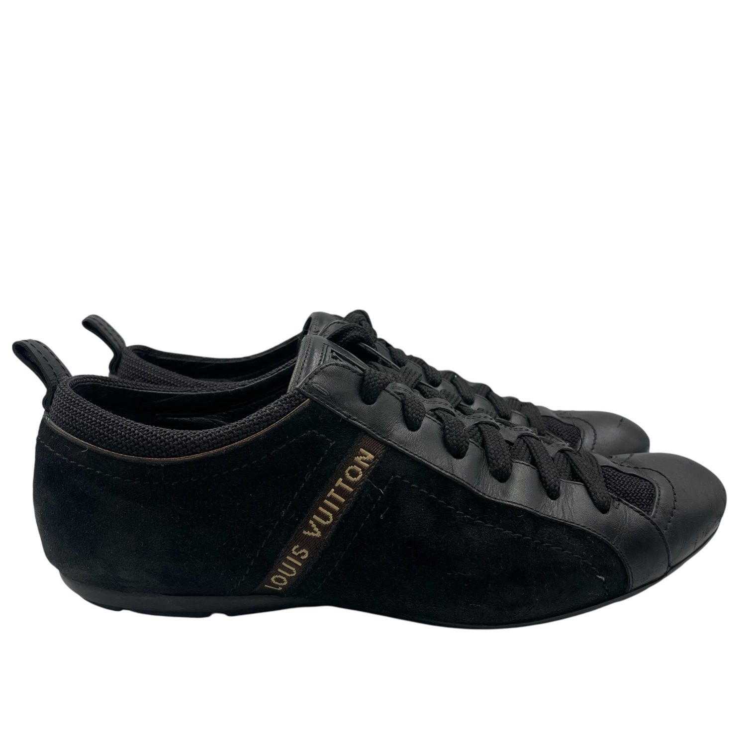 美品 LOUIS VUITTON ルイ・ヴィトン スニーカー レザー ロゴ付き
