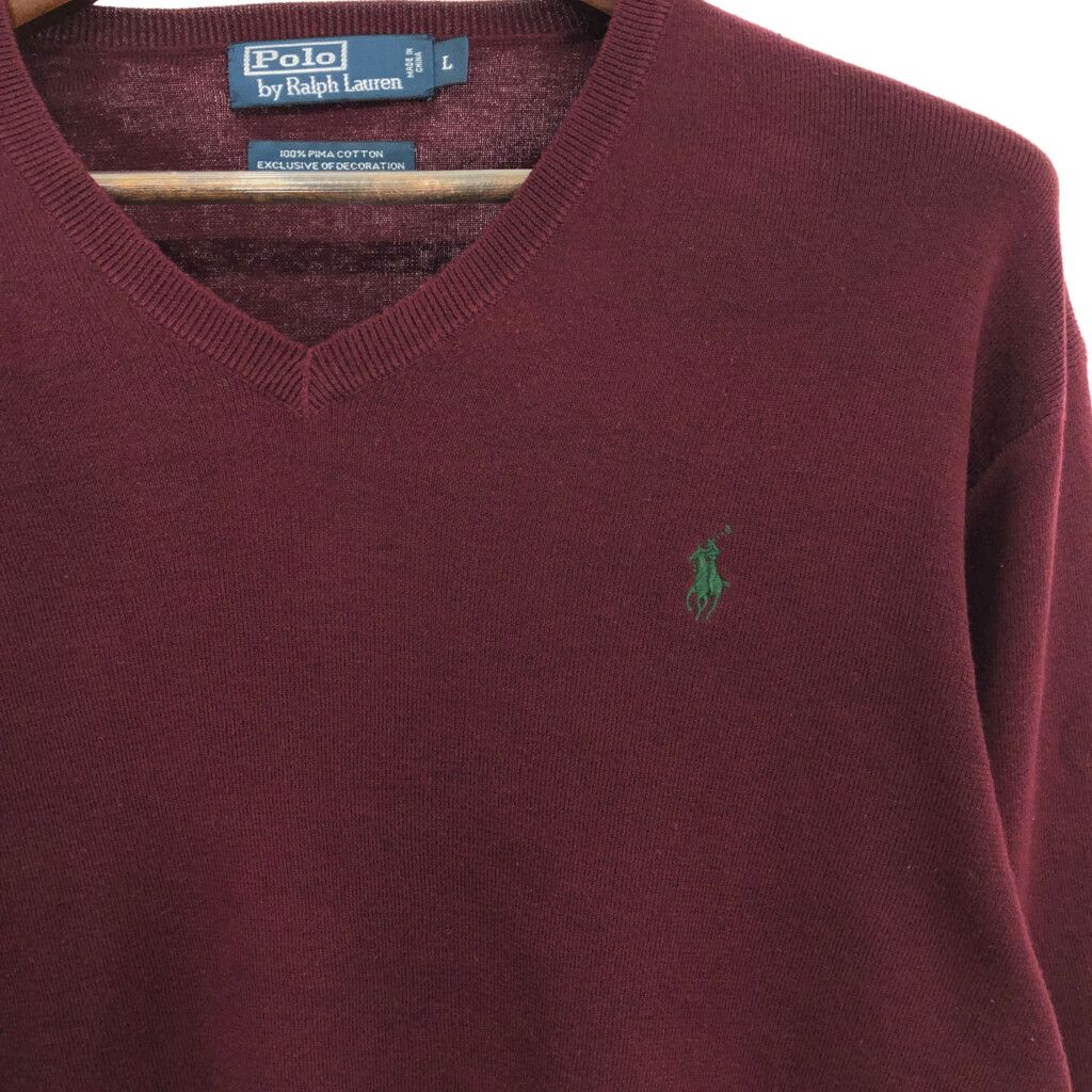 格安販売の ポロ Lauren Ralph by Polo ラルフローレン コットン Vネック メンズウェア