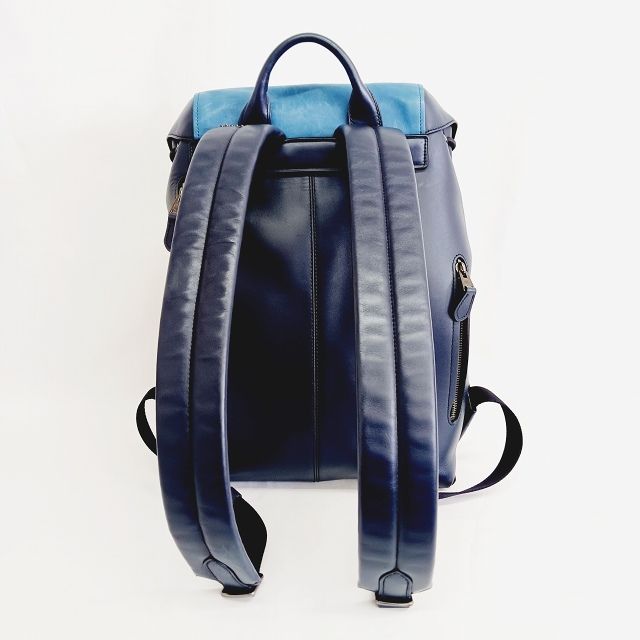 コーチ COACH リュックサック デイパック レザー 71989 ネイビー