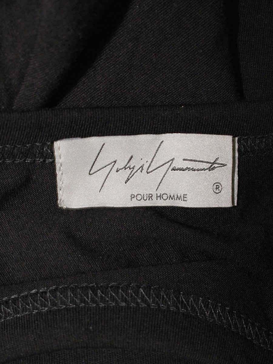 ヨウジヤマモト HP-T02-070 Tシャツ 2 ブラック オーバーサイズ  