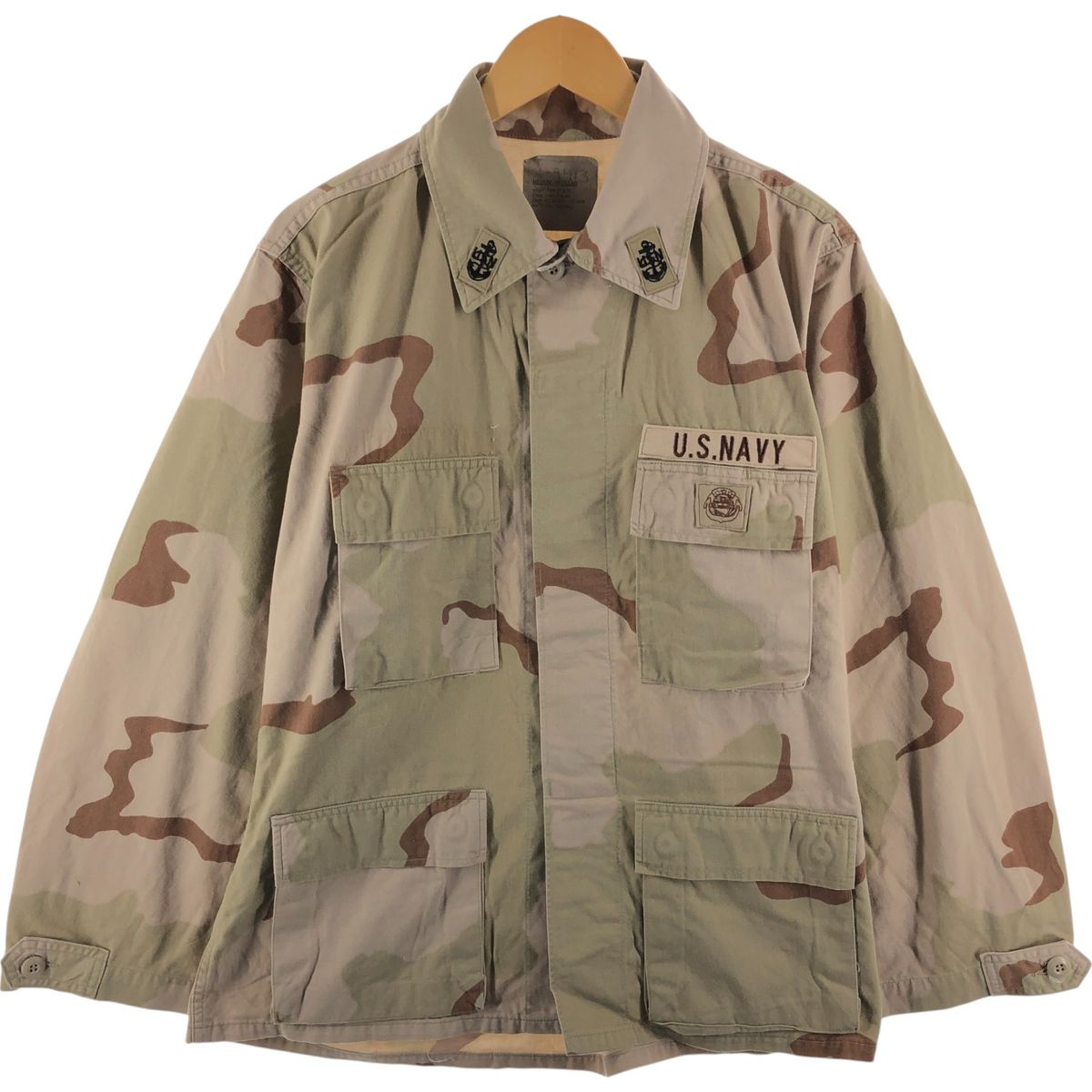 古着 90年代 米軍実品 迷彩柄 3C デザートカモ B.D.U ミリタリー 
