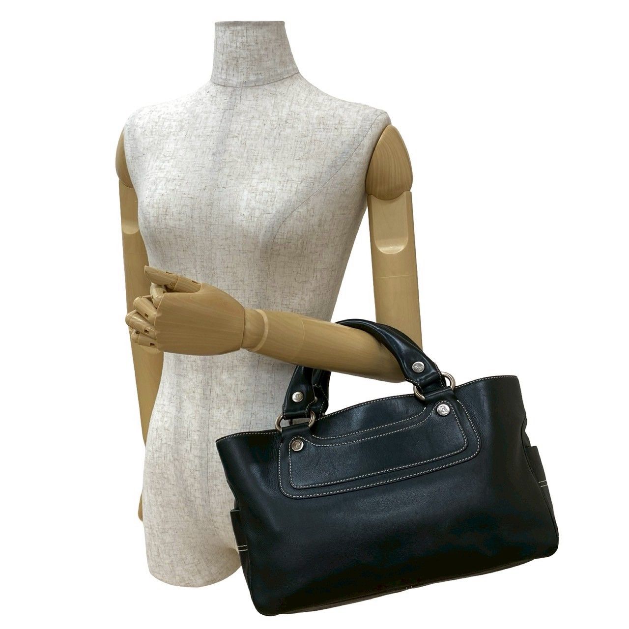 極 美品 CELINE セリーヌ ヴィンテージ ブギーバッグ レザー 本