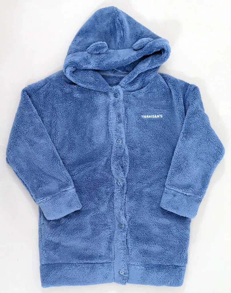 アウターウェア ハチワレ マシュマロフィールラウンジパーカ(長袖) ブルー レディースLサイズ 「ちいかわ なんか小さくてかわいいやつ×GU」