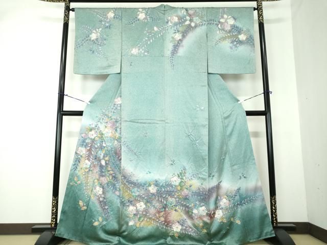 特価！ 新品 桐の花 着物“貴女に注ぐ羨望の眼差し”仕付け糸付 付下げ 2569 新品 銀花仙 蔦 着物“和の香届けて”正絹 仕付け糸付 訪問着 2891