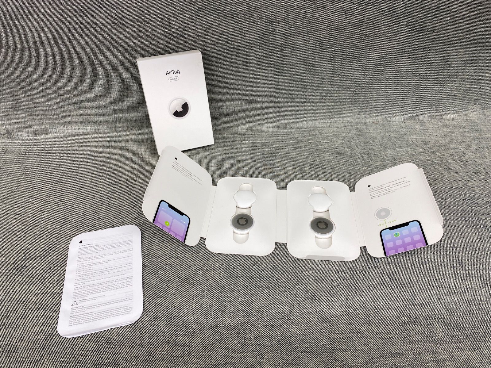 O YG25021704 ≪品≫Apple Air Tag 4pack(2個が品)