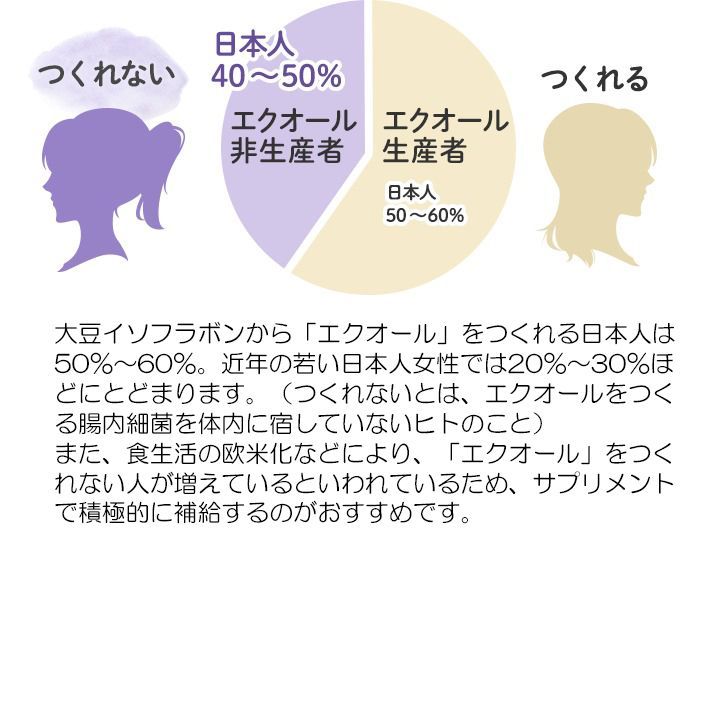 大豆イソフラボンエクオール20日分 平日14時までのご注文で即日出荷