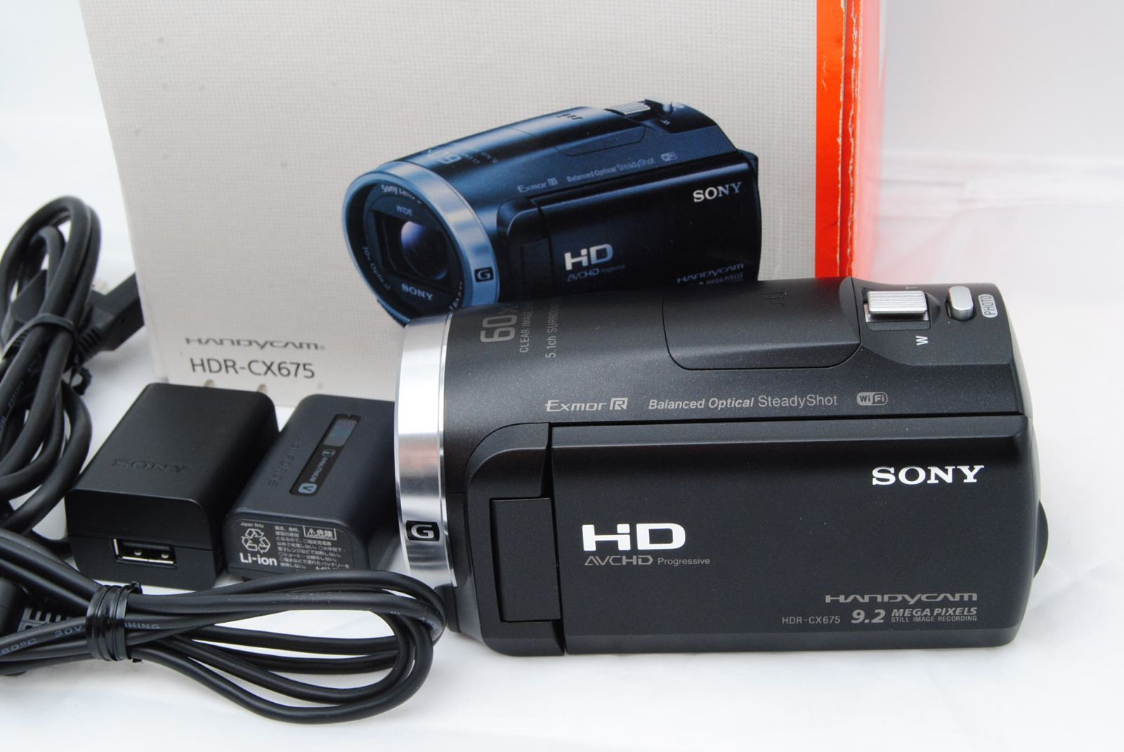 元箱付き！美品 ☆ SONY HDR-CX675 ブラック ビデオカメラ 32GB 光学30倍 Handycam HDR-CX675 B - メルカリ