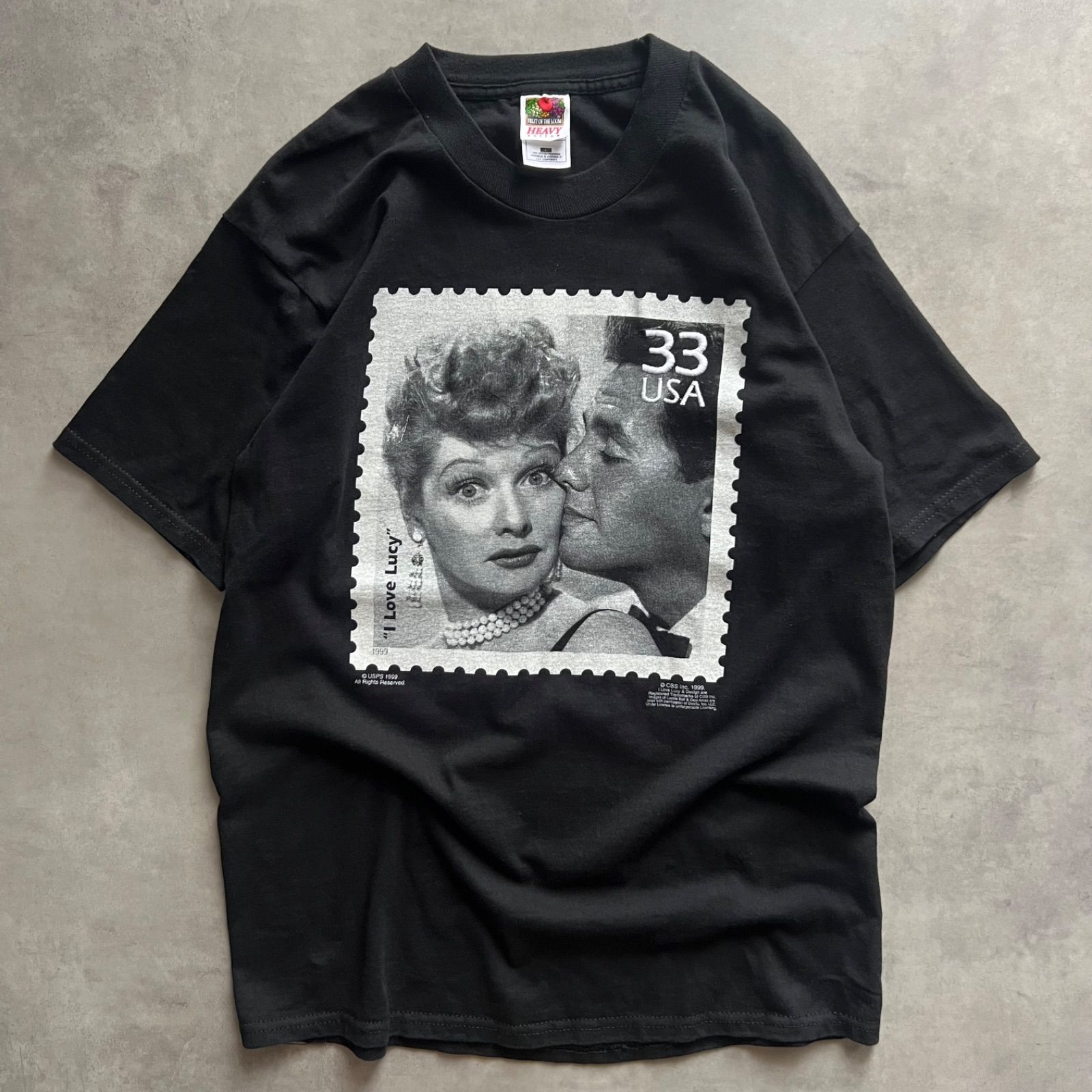 レディース 古着 90s 「I Love Lucy」 アイ・ラブ・ルーシー CBS ドラマ マルチ フォト Tシャツ XL 古着 Yahoo!オークション - レア 93's I love Lucy CBS放送