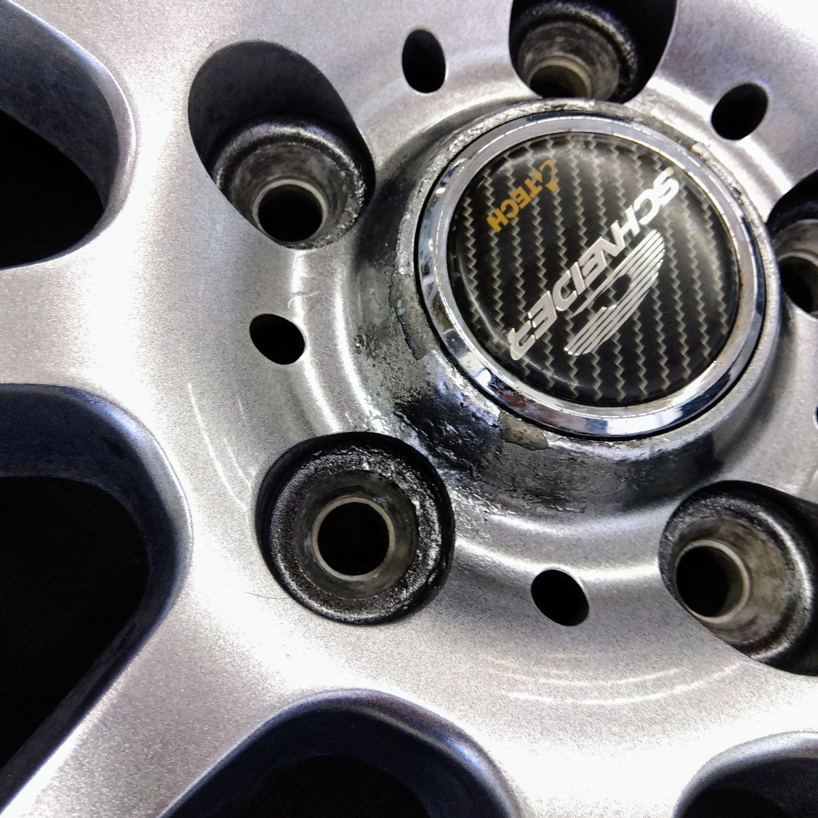 16×6.5J＋53】中古 ホイール 4本セット シュナイダー SCHNEIDER