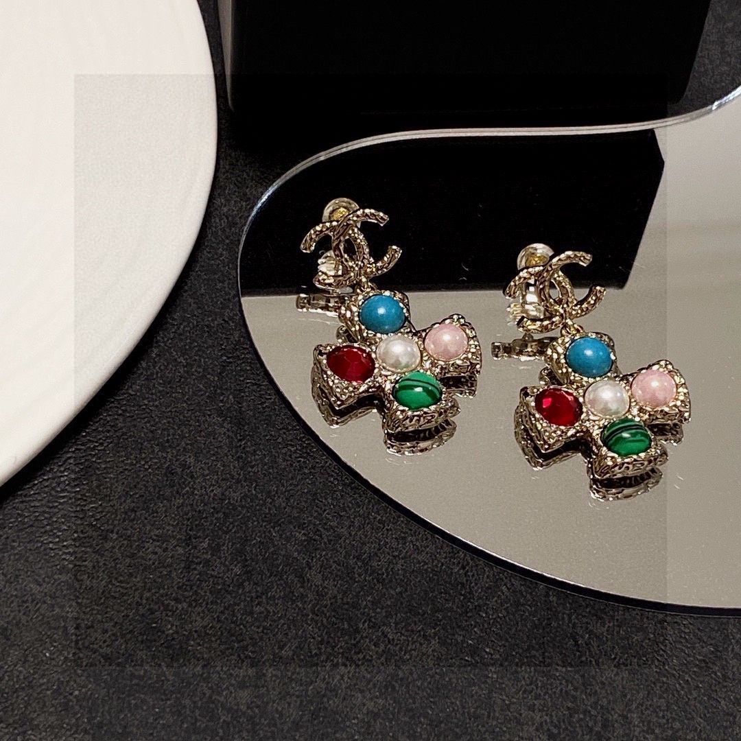 ChanelダブルCパールクリスタルイヤリングです 楽天市場】シャネル CHANEL ピアス ダブルC ラインストーン