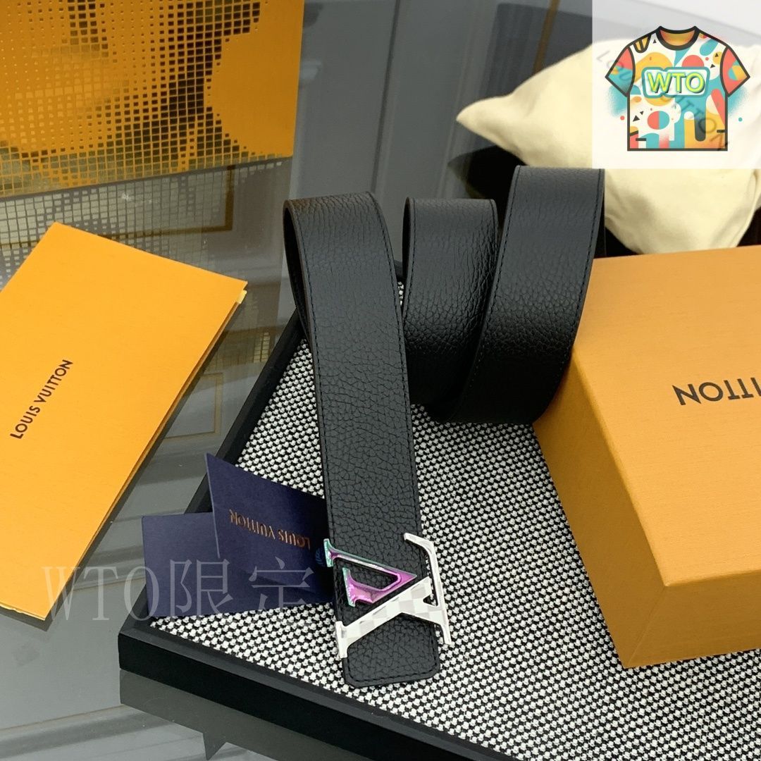 今日特価】Louis Vuitton ルイヴィトン レザーベルト-3 - メルカリ